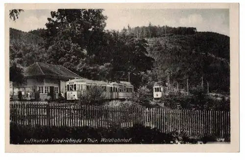 Ak Luftkurort Friedrichroda Thüringen Wald - Bahnhof 1952 ! (A3938