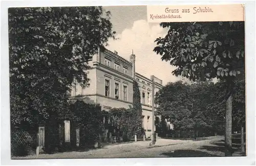 Ak Gruss aus Schubin bei Bromberg Westpreußen Kreisständehaus 1907