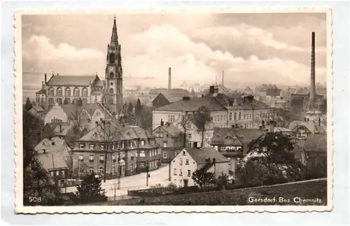 Foto Ak Gersdorf Bezirk Chemnitz um 1930