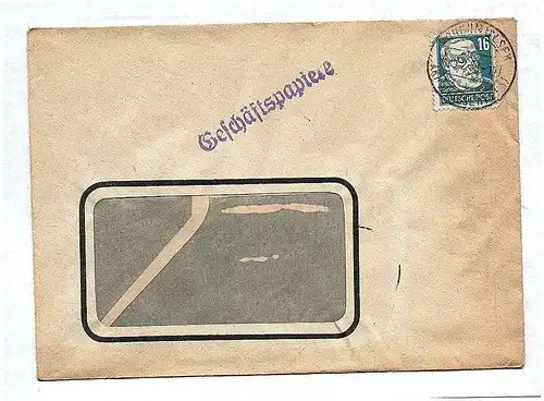 Briefkuvert Geschäftspapiere DDR 1955 Brief