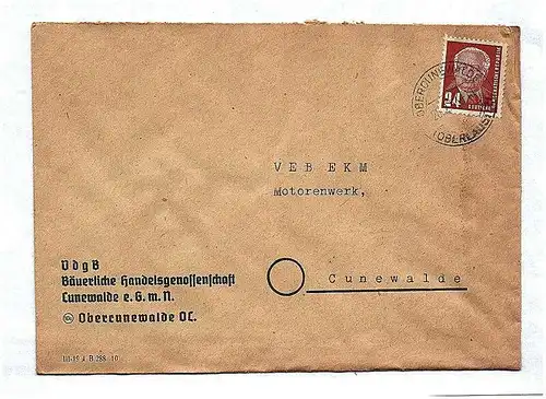 Bäuerliche Handelsgesellschaft Cunewalde DDR 1955