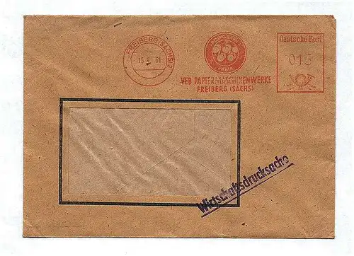 Wirtschaftsdurcksache VEB Papiermaschinenwerke Freiberg 1961 DDR