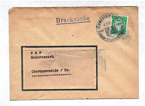 Drucksache VEB Motorenwerk Cunewalde 1956 Sachsen DDR