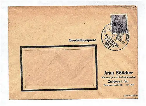 DDR Geschäftspapiere 1956 Artur Böttcher Werkzeuge und Industriebedarf
