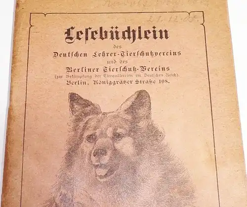 Tierschutz Kalender 1903 1904 1906 1911 1912 1914 1915 1916 1925 usw