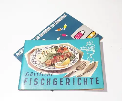 DDR Lebensmittel Hefte Fischgerichte Fachliteratur Essen