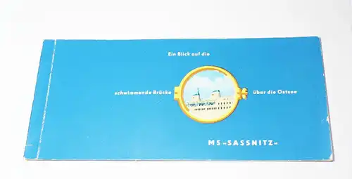 DDR Leporello MS Sassnitz Postkarten DDR 