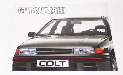 Mitsubishi Prospekte Konvolut 1987 bis 1991 Werbung