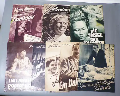 Filmprogramme Zeitschriften IFK Ufa Progress Konvolut