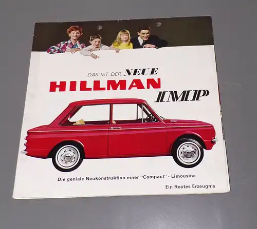 Hillman Prospekt 1960er Vintage