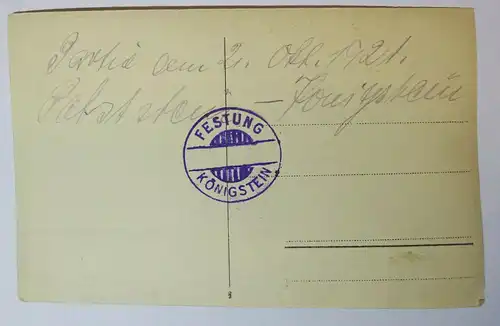 Foto Ak Stadt Königstein 1921 