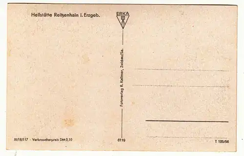 Ak Heilstätte Reitzenhain i. Erzgebirge um 1950 ! (A2248