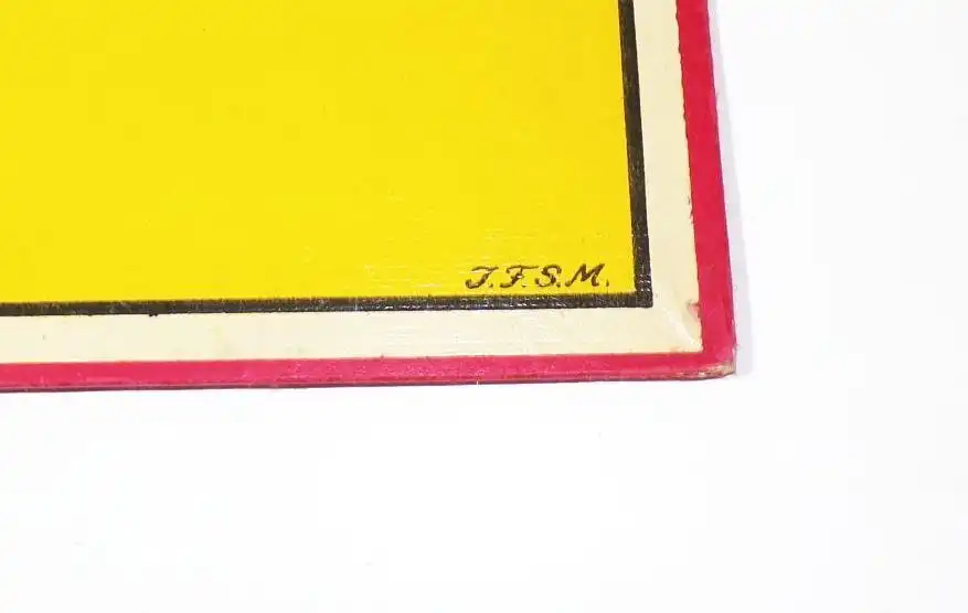 Der Schwarzfahrer im Zeppelin Schmidt München 1920er Brettspiel  1