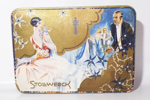 Stollwerck Pappdose Pralinenschachtel 1930er Art Deco