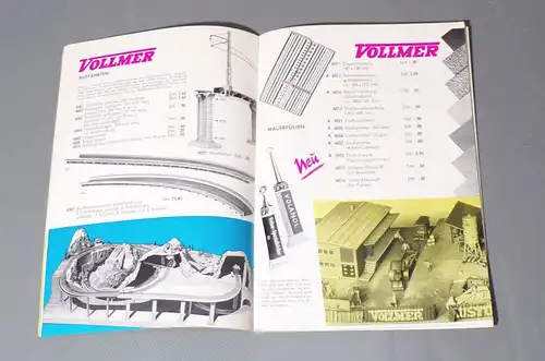 Vollmer 1960 Katalog Modelleisenbahn