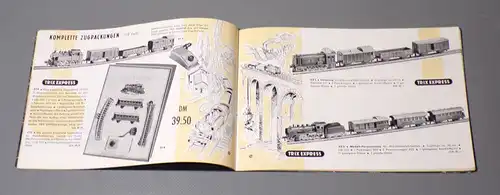 Trix Express 1959 1960 HO Katalog Modelleisenbahn 