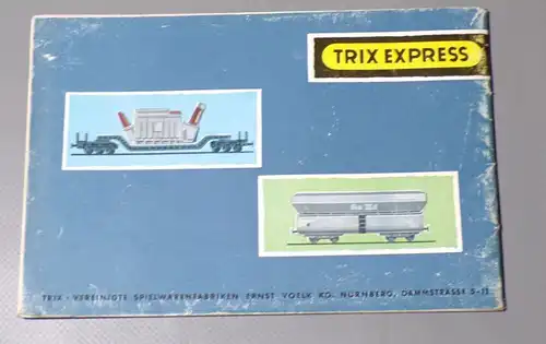 Trix Express 1959 1960 HO Katalog Modelleisenbahn 