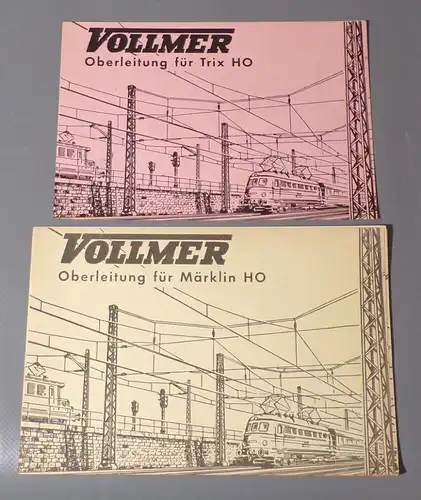 Vollmer 1961 1962 Modelleisenbahn Katalog mit Prospekten