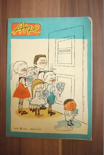 Atze Hortnerin 1964 Heft 3 Otto Grotewohl zum 70 Geburtstag DDR Comic