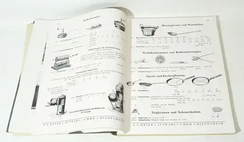 XL Katalog E.L.Meyer Hildesheim Musterbuch Eisenwaren Haushaltsartikel 1928 