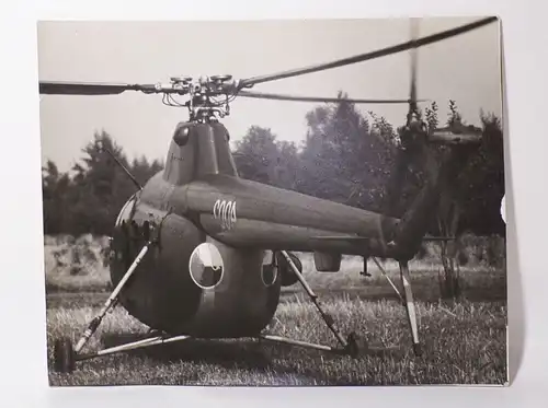 Große Fotografie CSSR Hubschrauber Militär 1960er Technik Foto