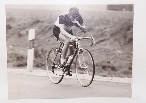Foto Radrennen Sportler 1960er Fahrrad Athlet vintage