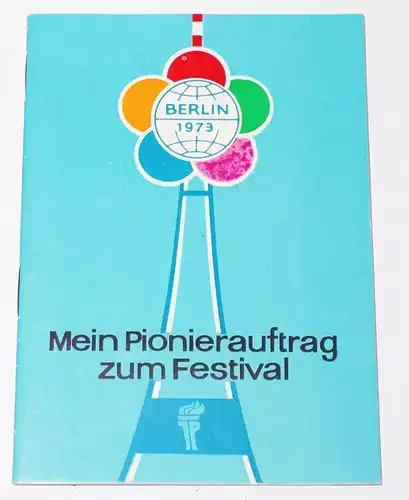 Festivalbuch Weltfestspiele Berlin 1973 