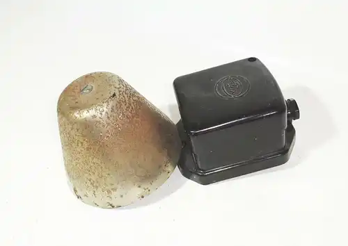 Alte Türklingel Türglocke XL  Läute Glocke Dux Bakelit Metall Industriedesign