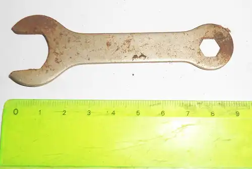 Alter Fahrrad Schlüssel Bordwerkzeug Werkzeug Vintage bicycle tool 