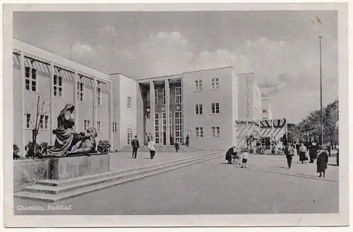 Ak Chemnitz Stadtbad 1942 ! (A2573