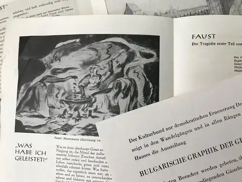 Programmhefte Staatsoper Dresden 1950 1951 Konvolut