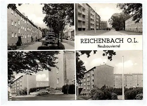 Ak Reichenbach OL Neubauviertel Echtfoto DDR