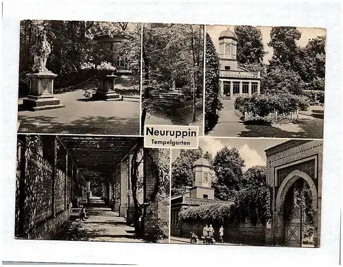 Ak Neuruppin Tempelgarten 1960 DDR