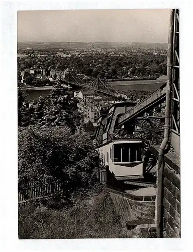 Ak Dresden Blick von der Loschwitzhöhe Echt Foto DDR