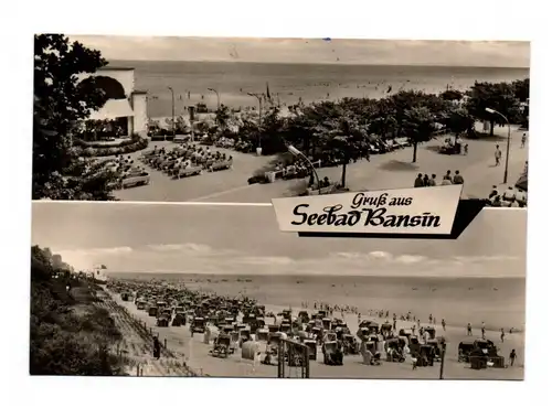 Ak Gruß aus Seebad Bansin Ansichtskarte Ostsee DDR