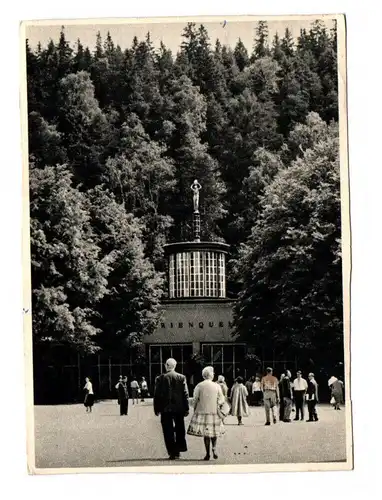 Foto Ak Bad Elster DDR Aus dem Kalender zwischen Brocken und Oybin 1962