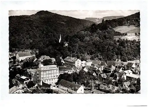 Ak Luftkurort Jugendheim Bergstraße Blick auf das Kreiskrankenhaus