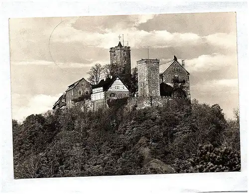 Foto Ak DDR Die Wartburg von Südwest Eisenach Thüringen