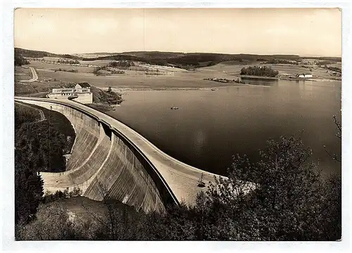 Foto Ak Plauen Vogtland Talsperre Pöhl