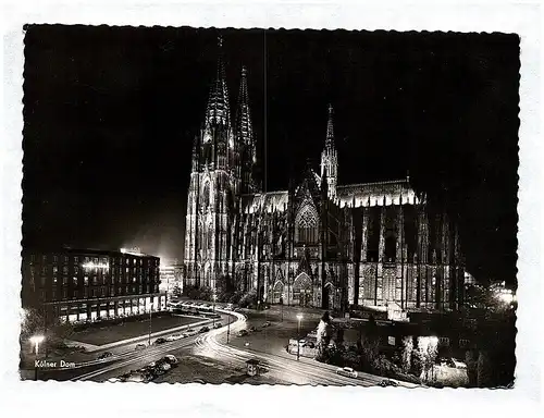 Ak Köln Dom 1961 Foto Postkarte