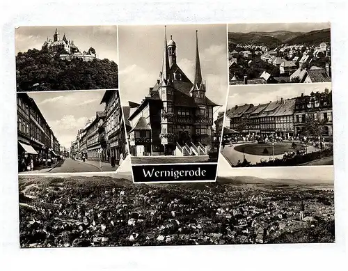 Ak Wernigerode DDR Sachsen Anhalt Ansichtskarte