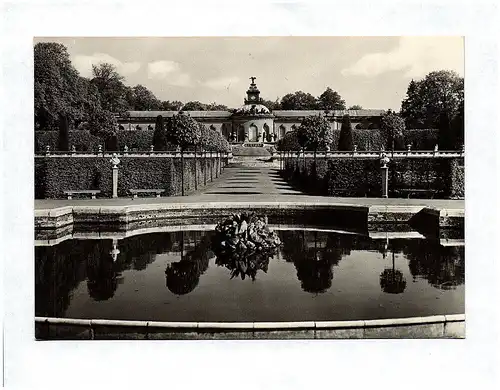 Foto Ak Potsdam Sanssouci DDR Echtfoto Bildergalerie