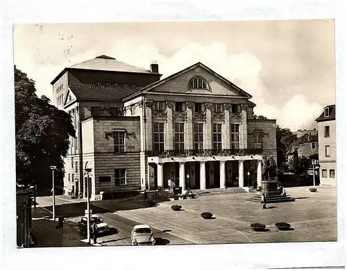 Foto Ak Weimar Deutsches Nationaltheater DDR 1971