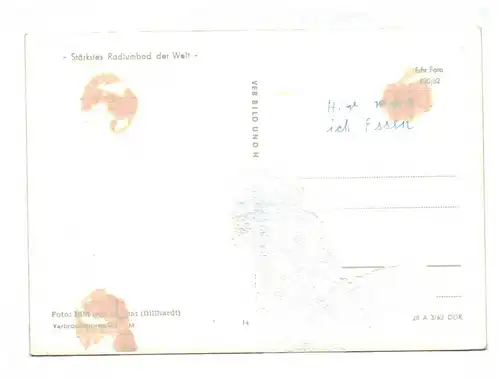 Ak Staatliches Radiumbad Brambach Vorderansicht Speisesaal Foyer Klubraum