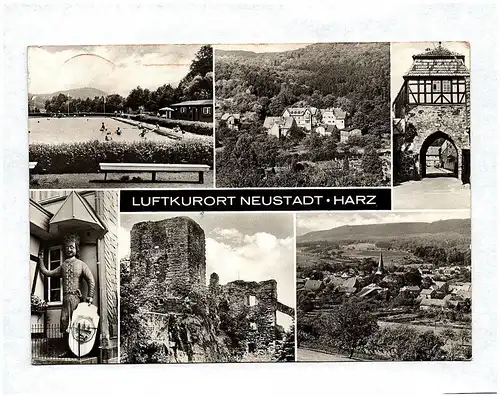 Ak Luftkurort Neustadt Harz DDR 1972