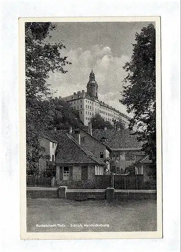 Ak Schloß Heidecksburg Rudolstadt Thüringen