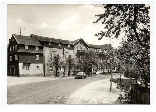 Foto Ak Rathewalde Kreis Sebnitz HO Gaststätte Fortschritt Echtfoto DDR