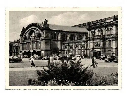 Foto Ak Bremen Bahnhof Ansichtskarte 1960