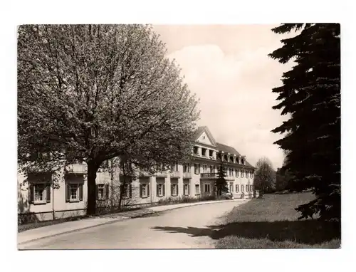 Ak Staatliches Radiumbad Bad Brambach Vogtlandhaus Foto DDR