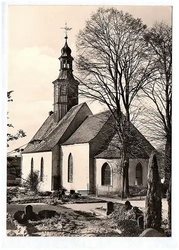 Ak Evangelische Kirche Gersdorf Echt Foto